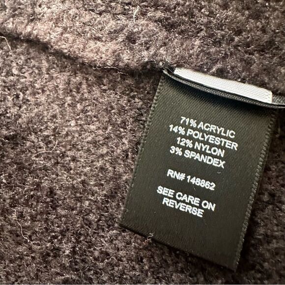 TORRID Grey Plaid Longline Cardigan Coat Size Medium 10 - Picture 6 of 6